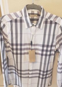 Burberry button up shirt